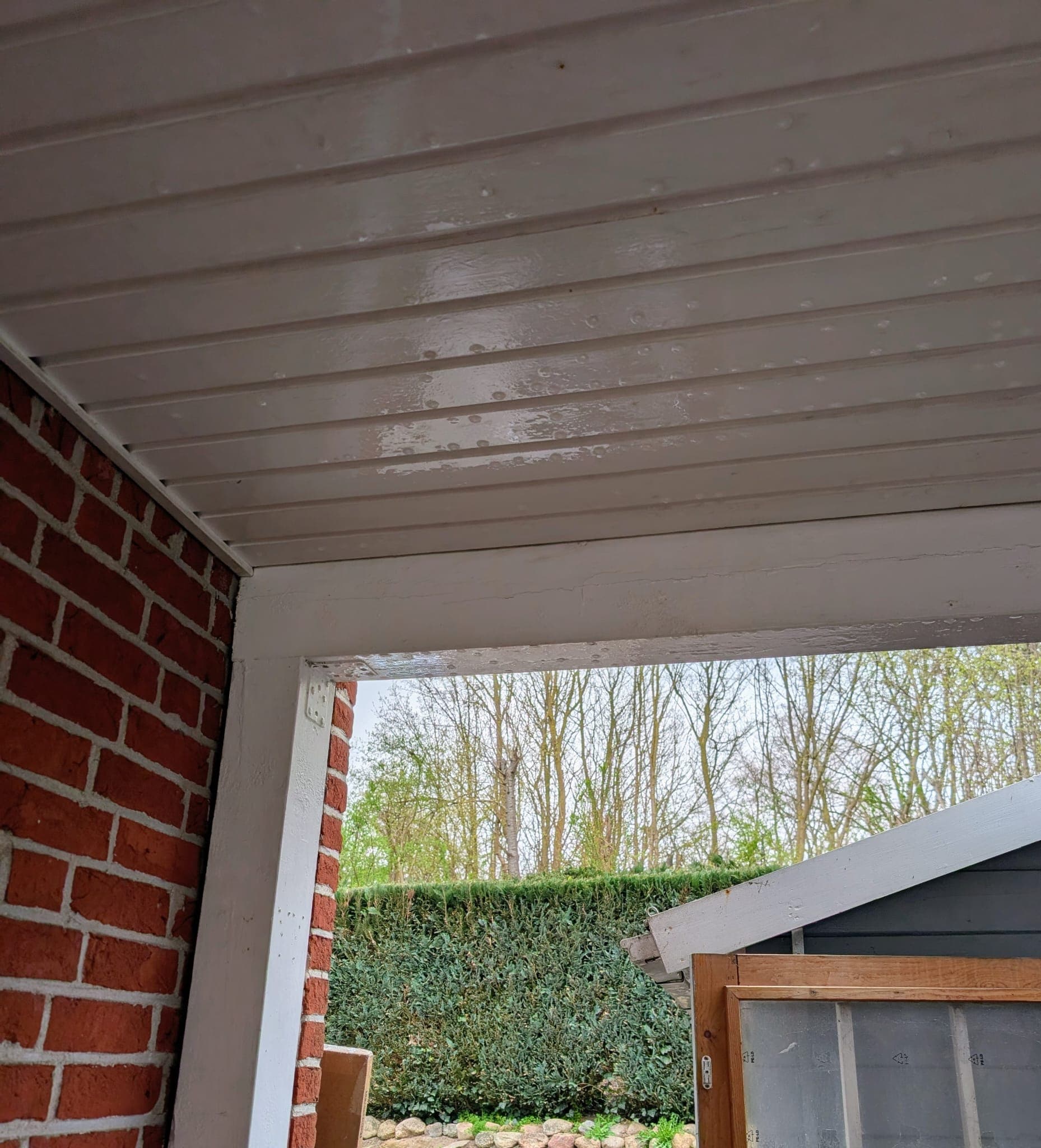 Terrassenüberdachung — nachher