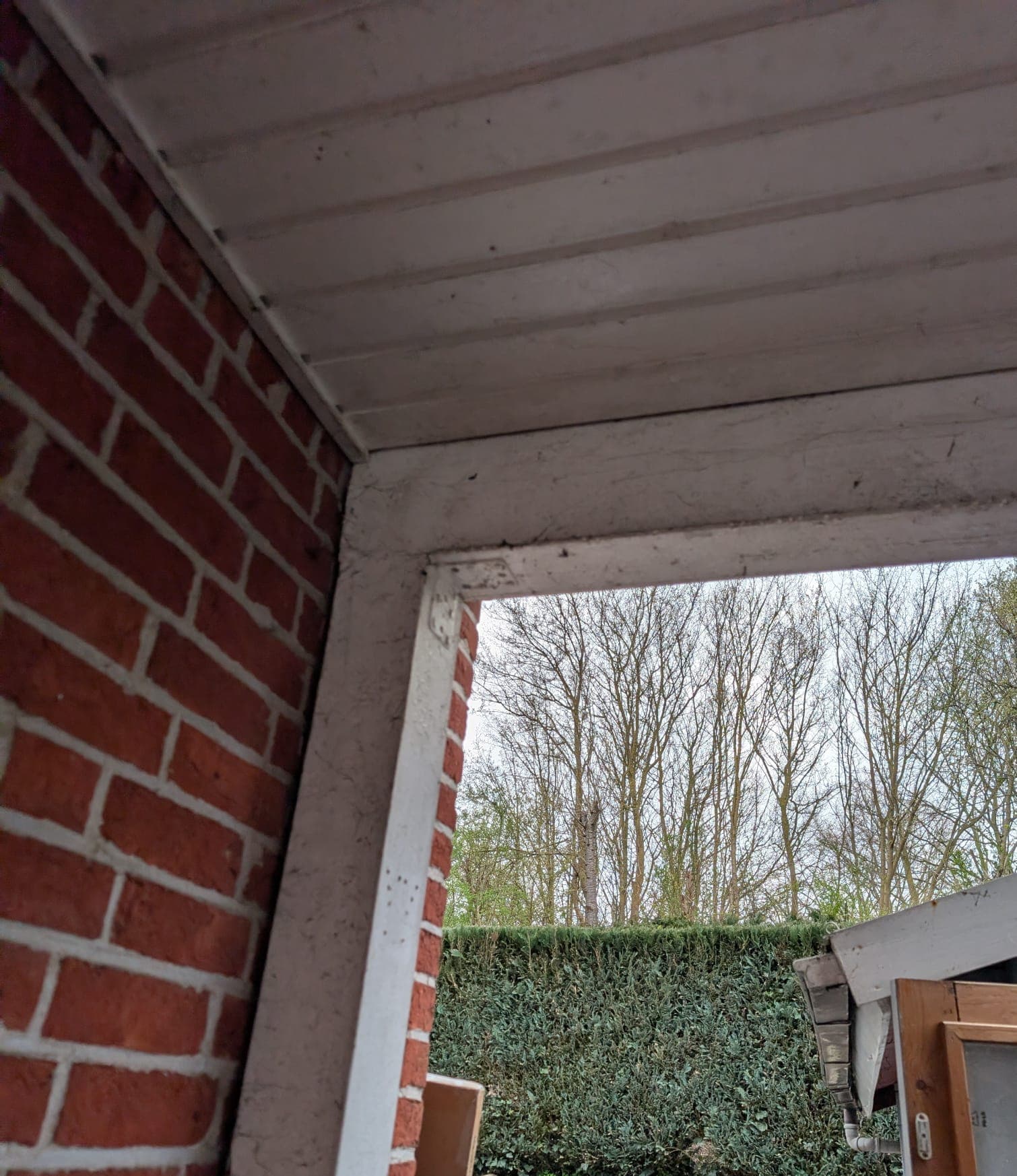 Terrassenüberdachung — vorher