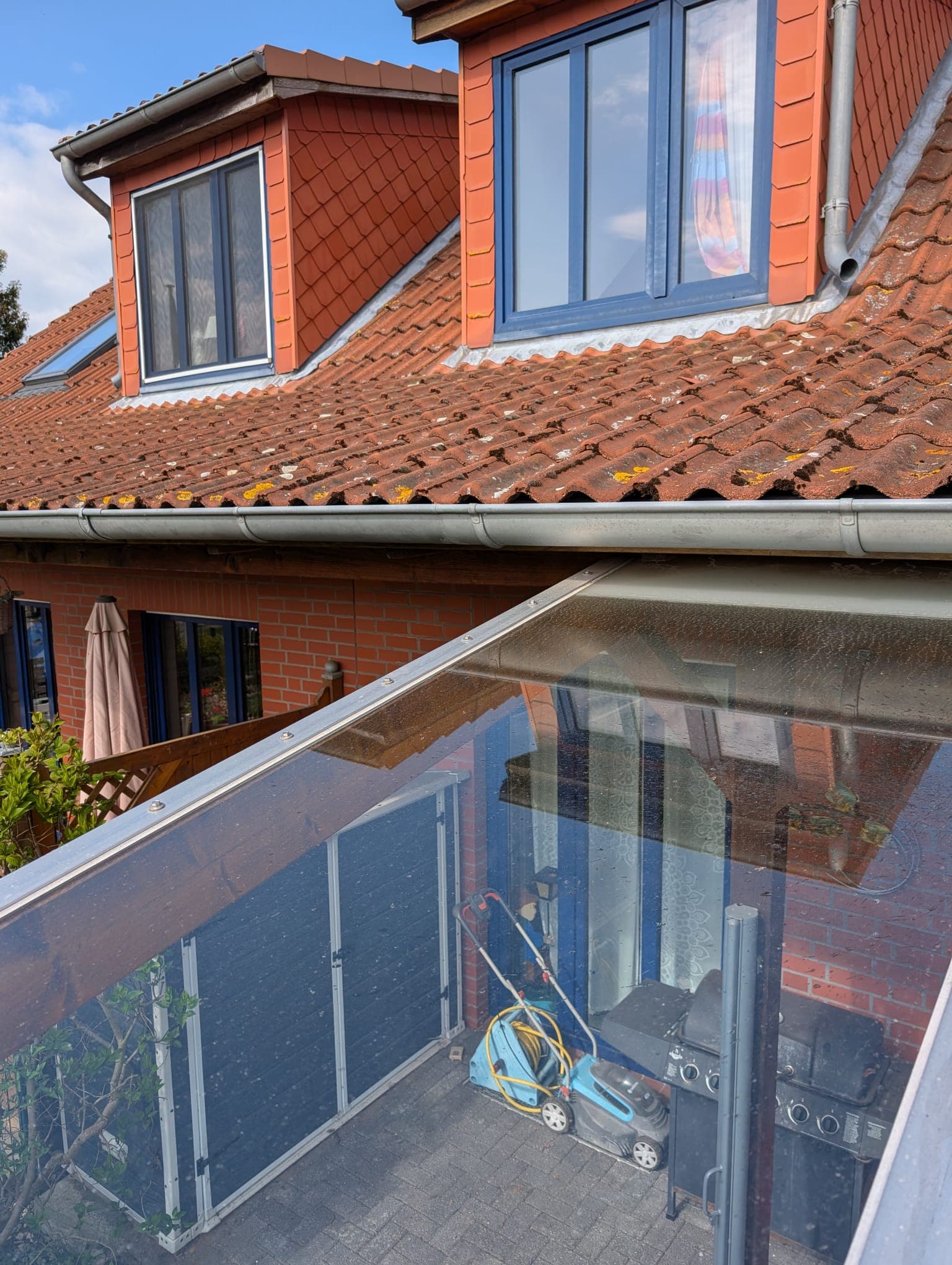 Wintergarten komplett — vorher